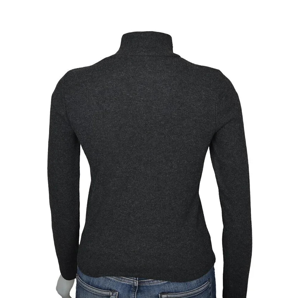 NWT Zara Soft Feel Pearl Sweater Gray Size Medium - Picture 5 of 10